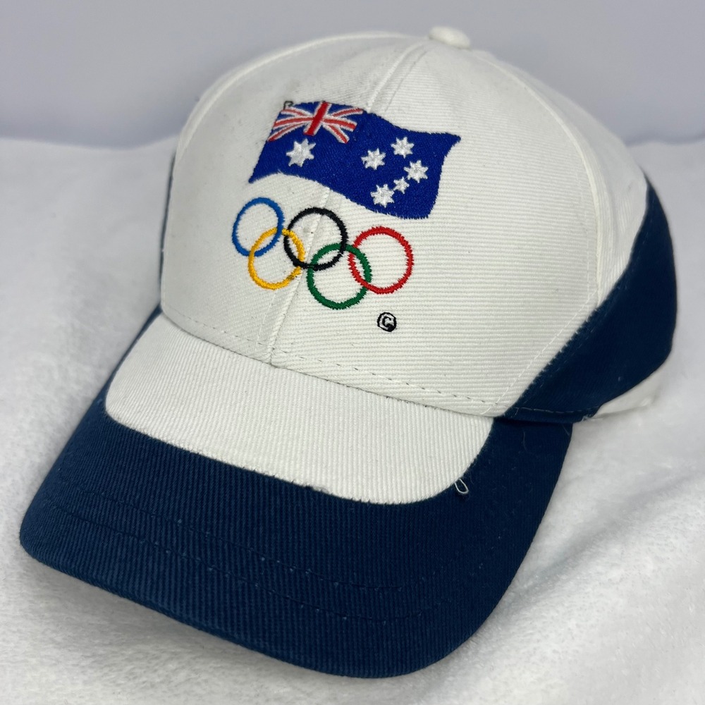 Team Australia‎ Olympic Games Embroidered Baseball Cap Sydney 2000 Vintage